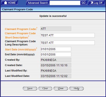 Dod Claimant Program Code